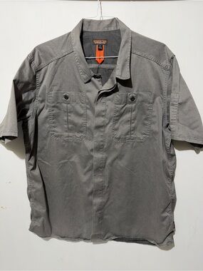 Patagonia Iron Forge Hemp Canvas Work Shirt - Men's XL - Gray Utility Pocket
